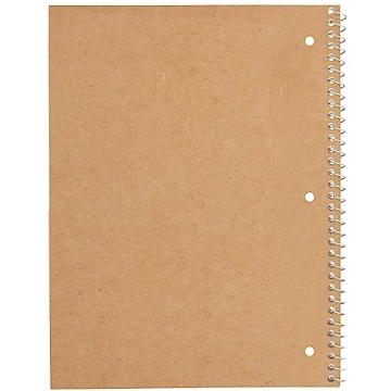 Mead Spiral Notebooks, 6 Pack, 1-Subject, Wide Ruled Paper, 8" x 10-1/2", 70 Sheets, Assorted Pastel Colors (930050-ECM)