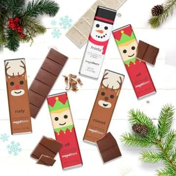MoodiBars Christmas 5 Variety Chocolate Gift Pack