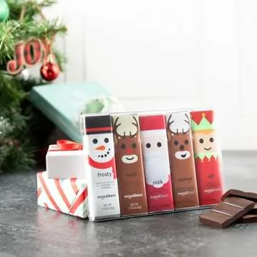 MoodiBars Christmas 5 Variety Chocolate Gift Pack