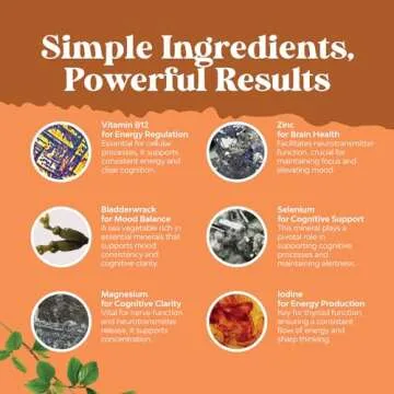 Herbal Thyroid Support Complex - Potent Kelp Iodine Supplement with L Tyrosine, Bladderwrack, Selenium & Pure Ashwagandha for Hormone Balance - Mood & Energy Dietary Pills - 120 Halal Capsules