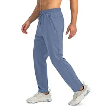 G Gradual Men's Sweatpants with Zipper Pockets Tapered Joggers for Men Athletic Pants for Workout, J...