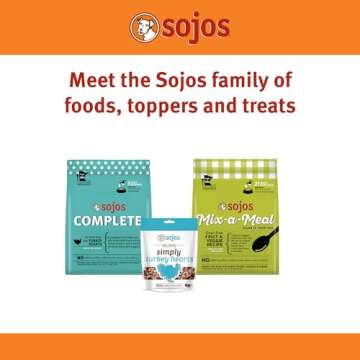 SOJOS Simply Beef Freeze-Dried Dog Treats - All Natural