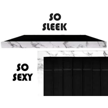 Zero Mass Luxurious Velvet & Leatherette Storage Case Organizer for Apple Watch Bands, Stores 10-20 Smartwatch Straps (White Marble)