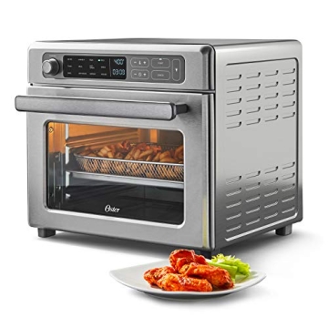 Oster Stainless Steel Air Fryer Oven with 12 Functions