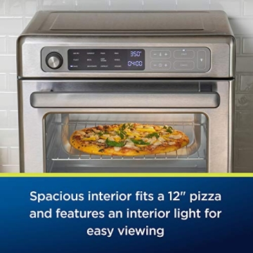 Oster Stainless Steel Air Fryer Oven with 12 Functions