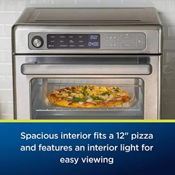 Oster Stainless Steel Air Fryer Oven with 12 Functions