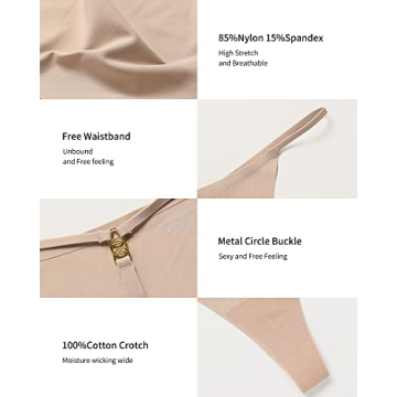 Seamless G-String Thongs for All-Day Comfort and Style