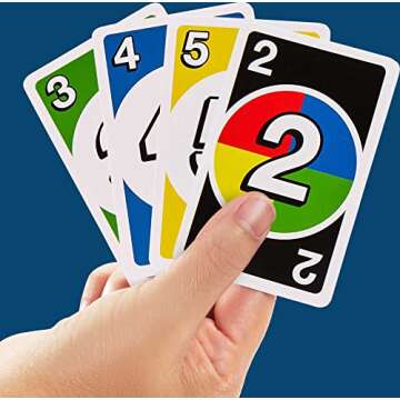 Mattel Games Dos Card Game for Kids, Adults and Game Night in a Portable and Collectible Storage Tin for 2-4 Players