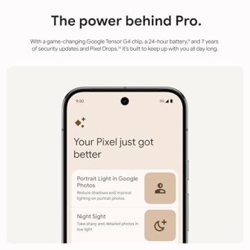 Google Pixel 9 Pro - Best Unlock Smartphone with AI and Camera