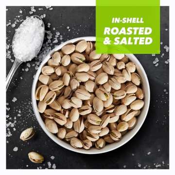 Wonderful Pistachios In Shell, Roasted and Salted Nuts, 1.5 Ounce Bag (Pack of 24), Protein Snack, O...