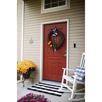 Buffalo Plaid Rug 28x43 Stylish Indoor Outdoor Mat