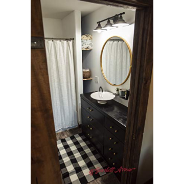 Buffalo Plaid Rug 28x43 Stylish Indoor Outdoor Mat