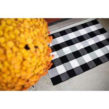 Buffalo Plaid Rug 28x43 Stylish Indoor Outdoor Mat