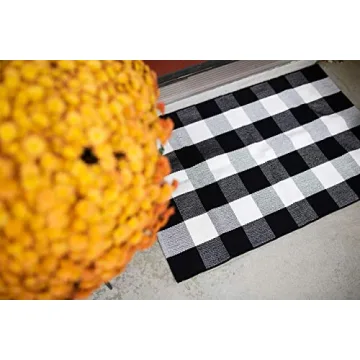 Buffalo Plaid Rug 28x43 Stylish Indoor Outdoor Mat