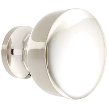 MNG Hardware 85414 Polished Nickel Precision Knob, 1-1/4" - Elegant & Durable