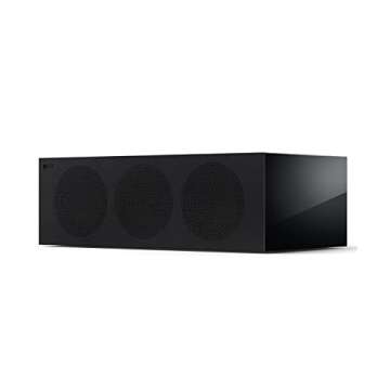 KEF R2 Meta Compact 3 Way Center Channel Speaker (Gloss Black)