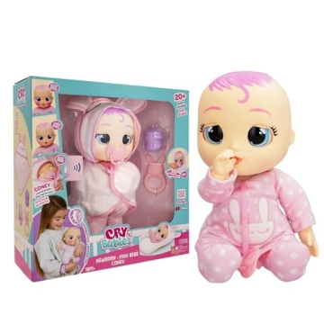 Interactive Cry Babies Newborn Coney Doll with Real Tears