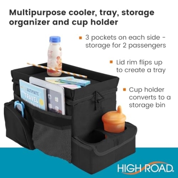 High Road CarHop Organizer with Cooler and Cup Holders