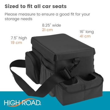 High Road CarHop Organizer with Cooler and Cup Holders