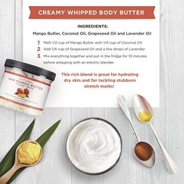 Sunaroma Body Butters for Skin and Hair (Mango Butter)
