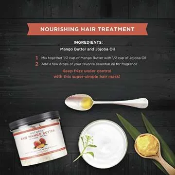 Sunaroma Body Butters for Skin and Hair (Mango Butter)