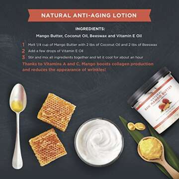 Sunaroma Body Butters for Skin and Hair (Mango Butter)