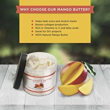 Sunaroma Body Butters for Skin and Hair (Mango Butter)
