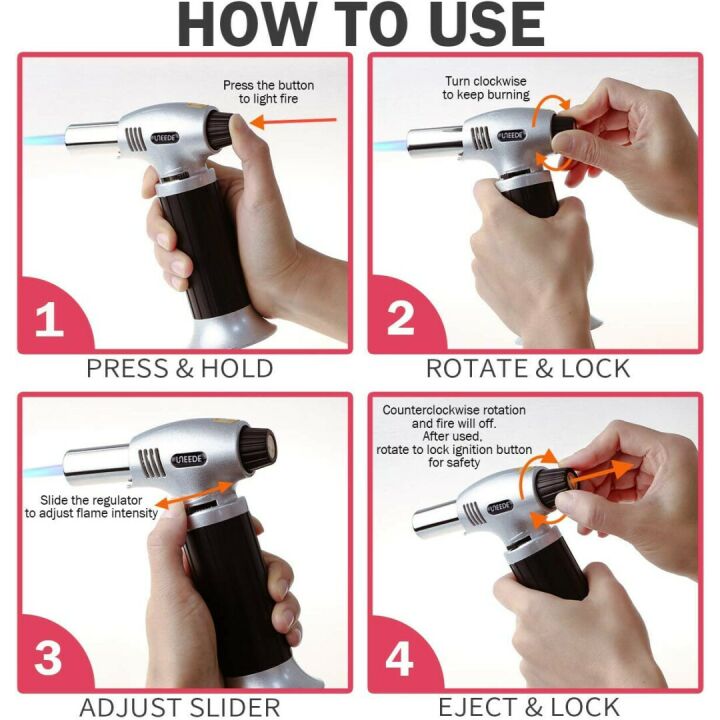 Gibot Adjustable Butane Cooking Torch