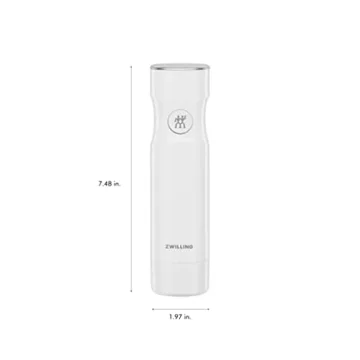 ZWILLING Fresh & Save Vacuum Sealer Machine Starter Set with Airtight Food Storage Container Glass, Sous Vide Bags, Meal Prep