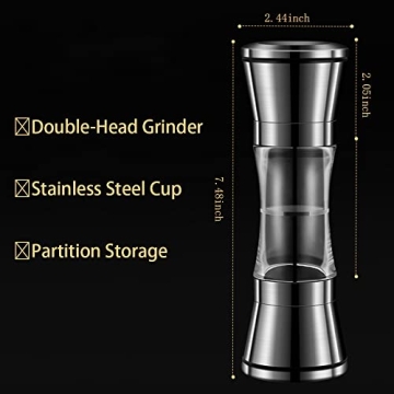 Stylish Salt and Pepper Grinder Set for Fresh Flavor