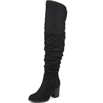 Journee Womens Kaison Wide Width Over The Knee Boots - Stylish & Comfortable