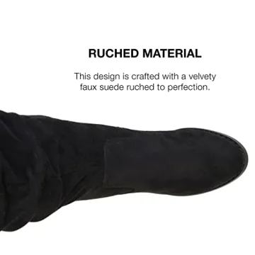 Journee Kaison Wide Width Over The Knee Boots - Vegan Leather