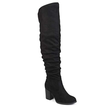 Journee Kaison Wide Width Over The Knee Boots - Vegan Leather