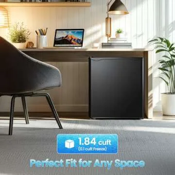 Discover the Anypro 1.84 Cu.Ft Fridge with Freezer, Perfect for Dorms and Offices
