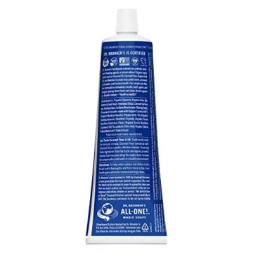 Dr. Bronner’s Organic Peppermint Toothpaste - Fluoride-Free