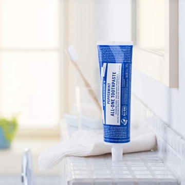 Dr. Bronner’s Organic Peppermint Toothpaste - Fluoride-Free