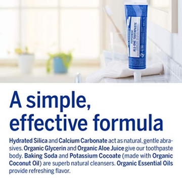 Dr. Bronner’s Organic Peppermint Toothpaste - Fluoride-Free