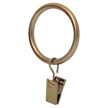 Elegant Ivilon Gold Drapery Clip Rings for Home Decor