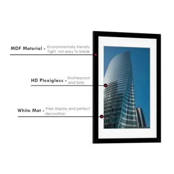 PEALSN 24x36 Poster Frame for Art and Photos