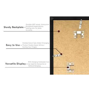 PEALSN 24x36 Poster Frame for Art and Photos