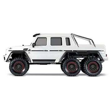 Traxxas 88096-4-WHT Waterproofed All Terrain Mercedes Benz G 63 1/10 Scale and Trail TRX-6 Trail Remote Crawler, White