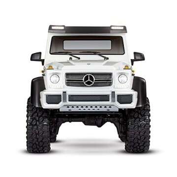 Traxxas 88096-4-WHT Waterproofed All Terrain Mercedes Benz G 63 1/10 Scale and Trail TRX-6 Trail Remote Crawler, White