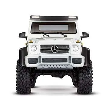Traxxas 88096-4-WHT Waterproofed All Terrain Mercedes Benz G 63 1/10 Scale and Trail TRX-6 Trail Remote Crawler, White