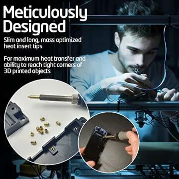 Virtjoule Heat Set Insert Tip for M3 - Ultimate 3D Printing Tool