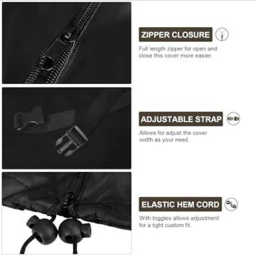 J&C Umbrella Cover - Waterproof & UV Resistant Outdoor Protection