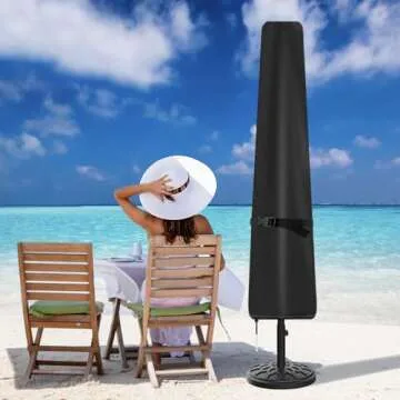 J&C Umbrella Cover - Waterproof & UV Resistant Outdoor Protection