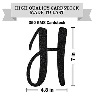 Pre-strung Black Glitter Happy Halloween Banner