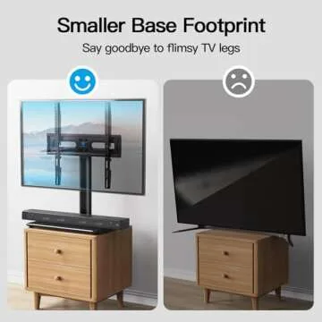 PERLESMITH Universal TV Stand for 32-65 Inch TVs