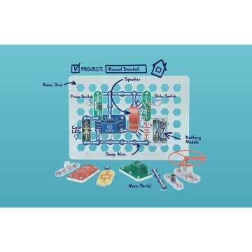 Elenco Jr. SC-100 Electronics Kit for Kids 8+