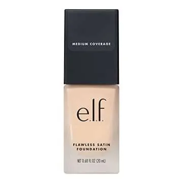 e.l.f. Flawless Satin Foundation, Lightweight & Vegan